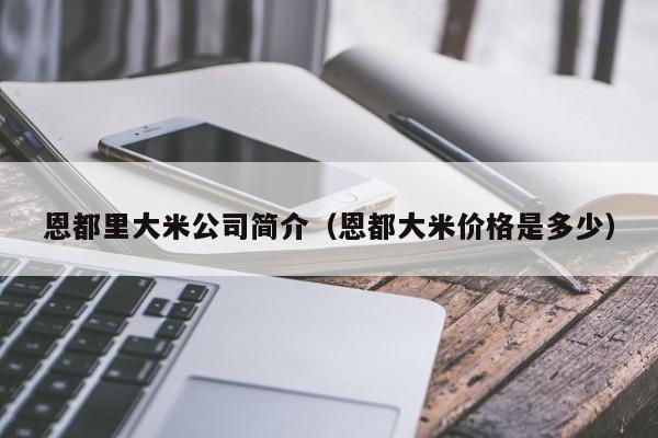 恩都里大米公司简介（恩都大米价格是多少）