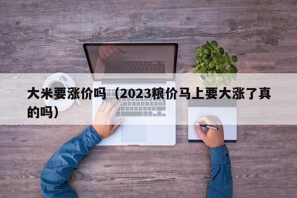 大米要涨价吗（2023粮价马上要大涨了真的吗）