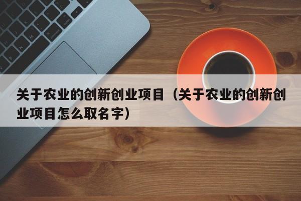 关于农业的创新创业项目（关于农业的创新创业项目怎么取名字）