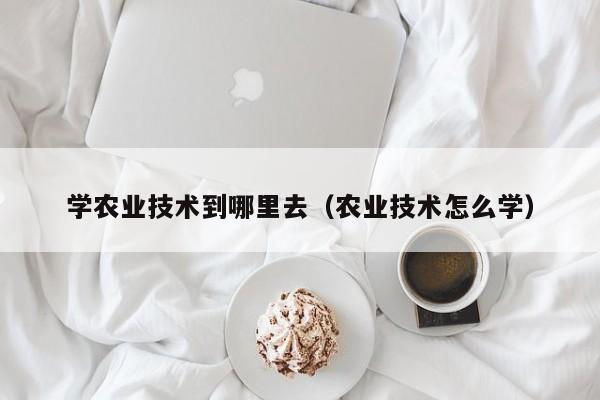 学农业技术到哪里去（农业技术怎么学）