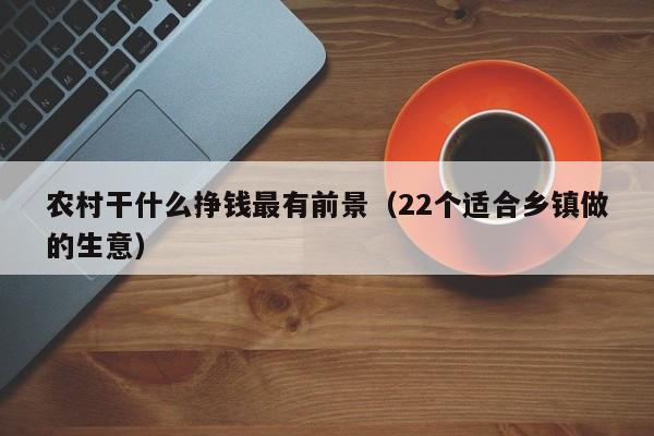 农村干什么挣钱最有前景（22个适合乡镇做的生意）